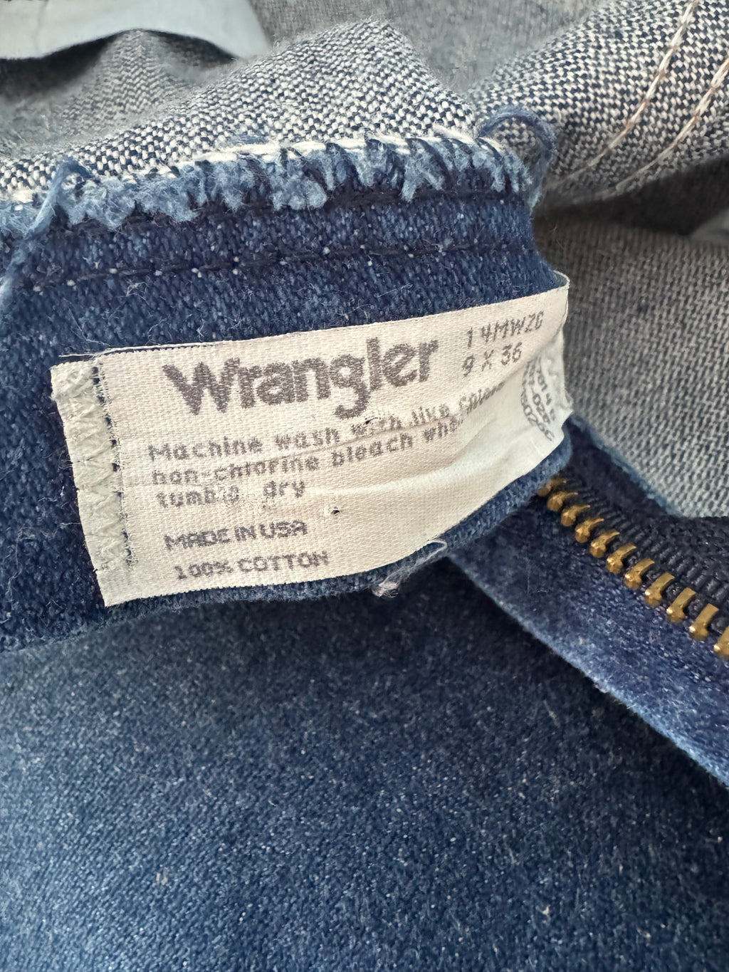 RARE STYLE - Vintage 1990s Wrangler Jeans - Made in the USA
