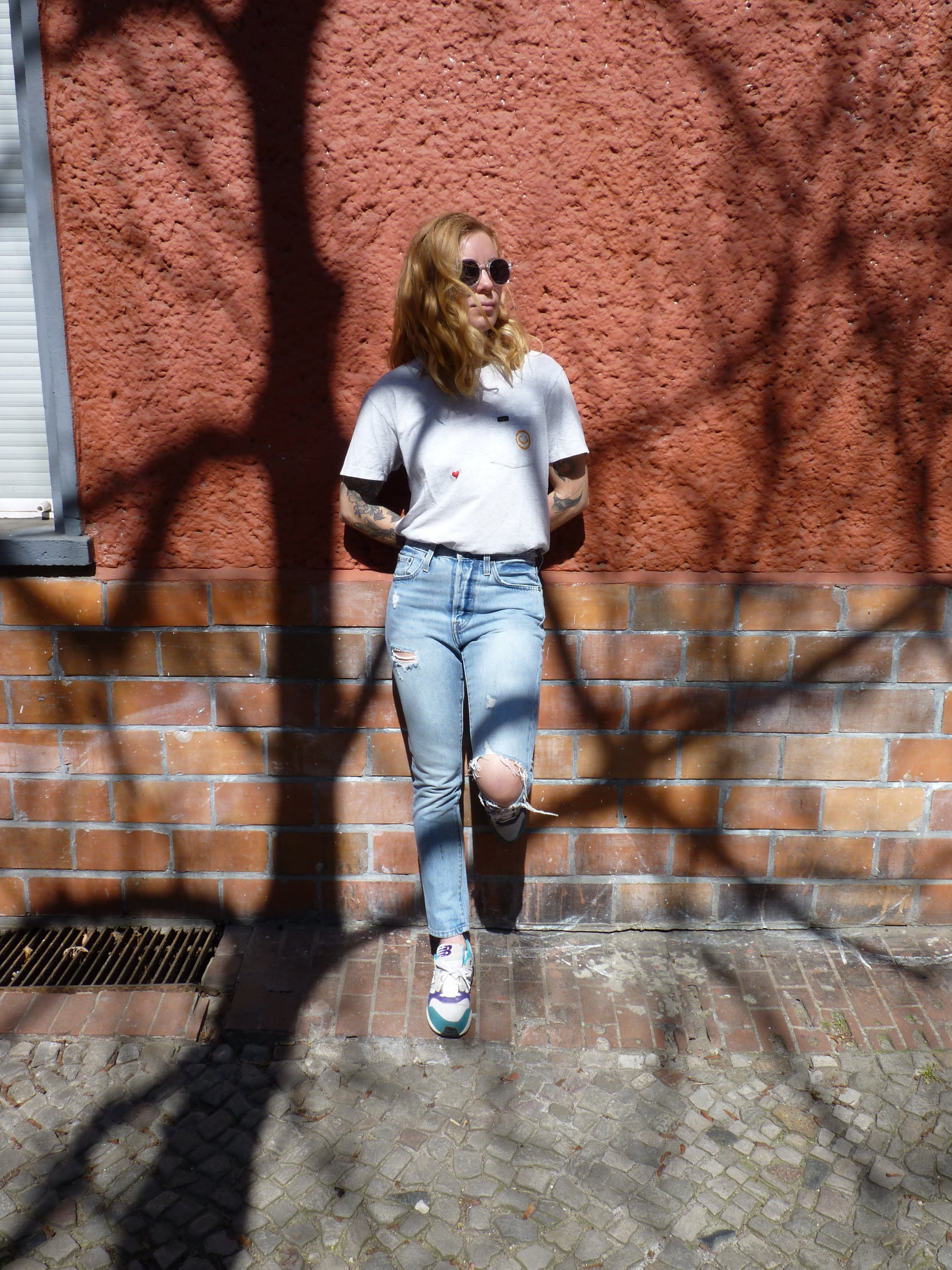Hand embroidered Levis 501 'S'